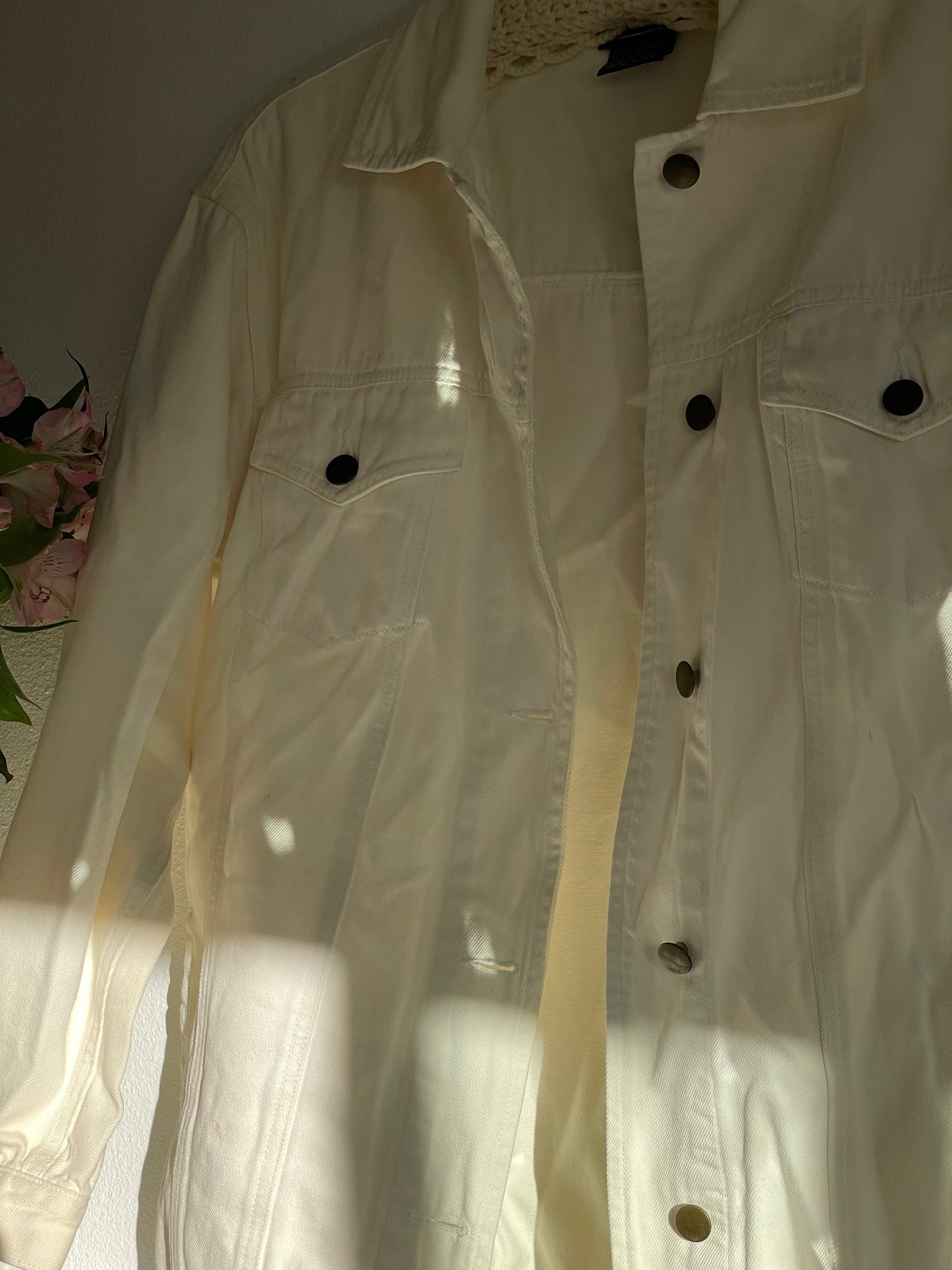 White Jean Jacket